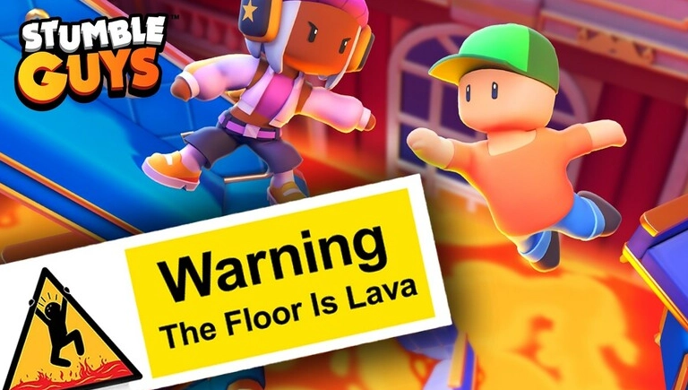 The Floor is Lava en Stumble Guys