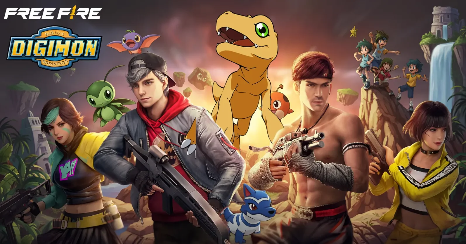 Free Fire x Digimon