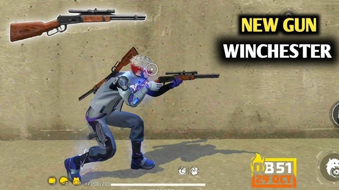 Nueva arma Winchester de Free Fire