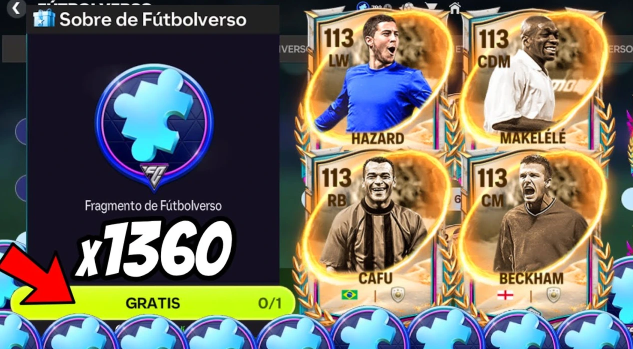 Farmear fragmentos en FC Mobile