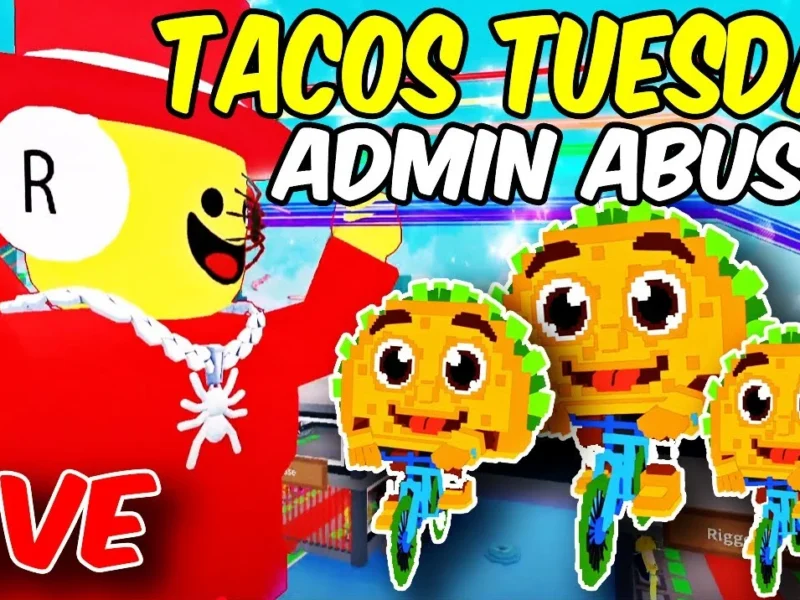 Admin Abuse en martes de tacos en Steal a Brainrot