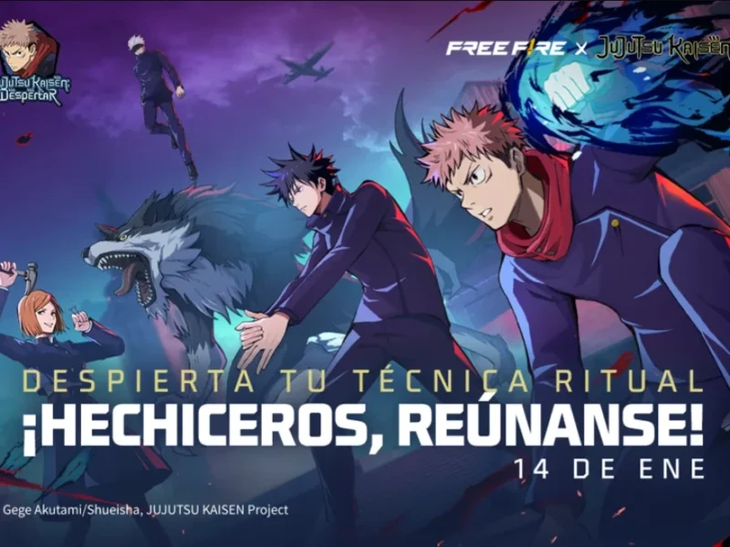 Jujutsu Kaisen x Free Fire novedades