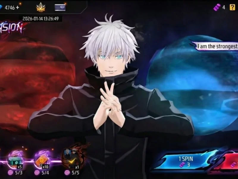 Skin de Gojo de Free Fire